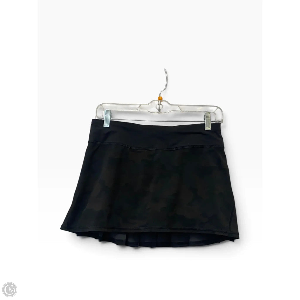 Athletic Skort By Lululemon In Camouflage Print, Size: 4