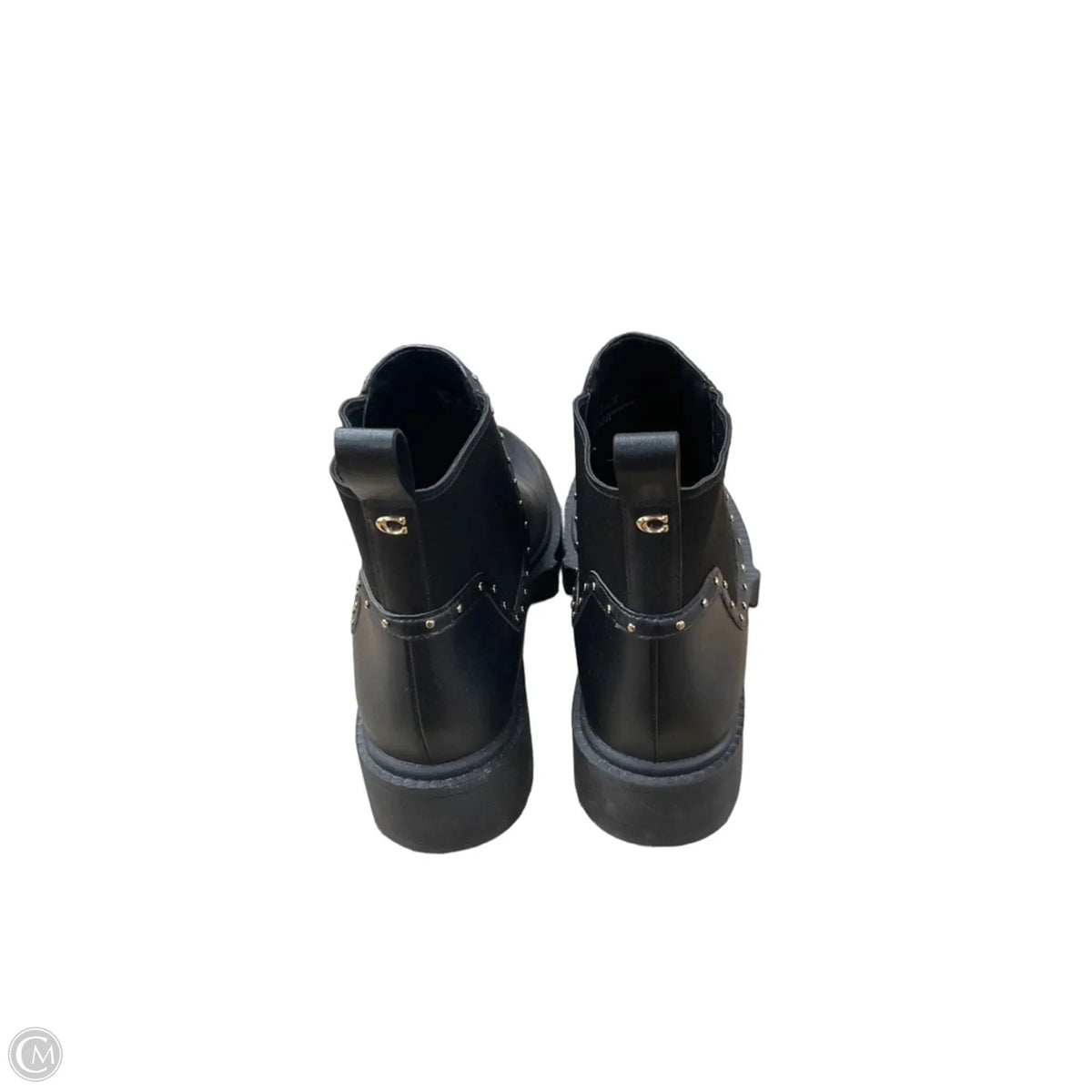 Boots Designer By Coach In Black, Size: 7.5