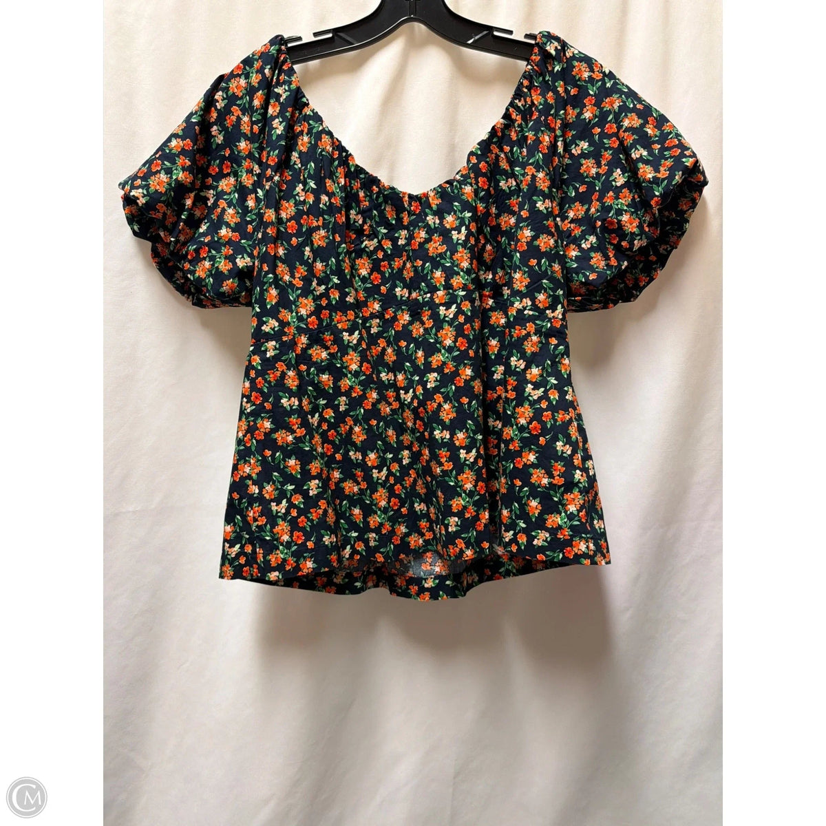 Top Short Sleeve By Old Navy In Navy, Size: L