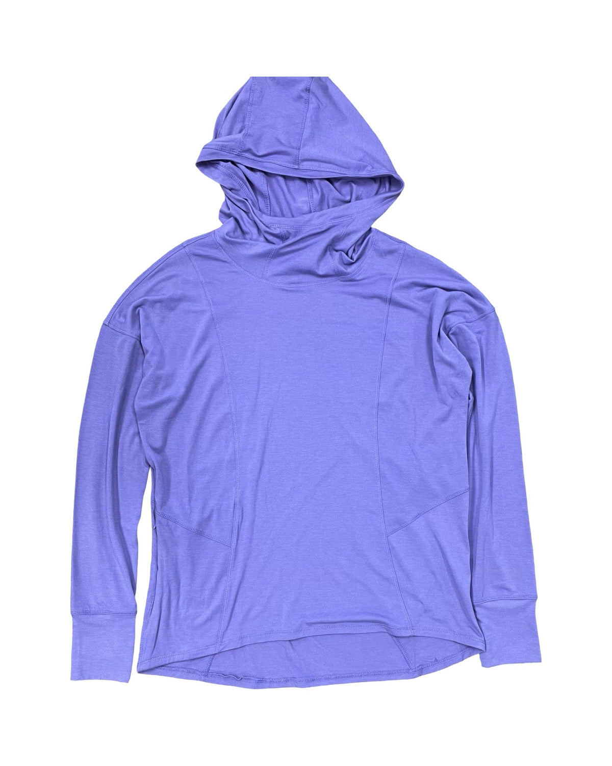 Athletic Top Ls Collar By 90 Degrees By Reflex In Purple, Size:M