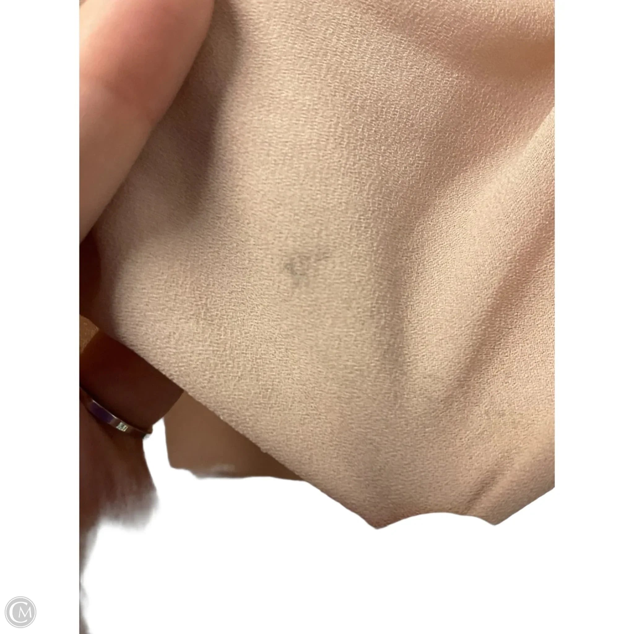 Top Sleeveless By Worthington In Pink, Size: L