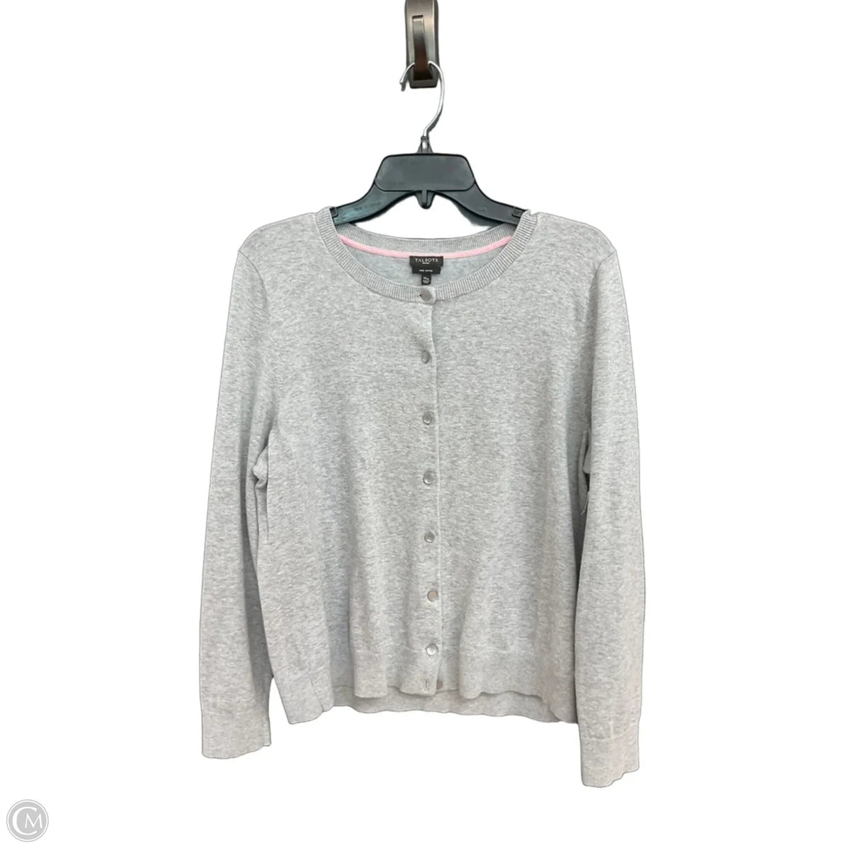 Cardigan By Talbots In Grey, Size: Xlp