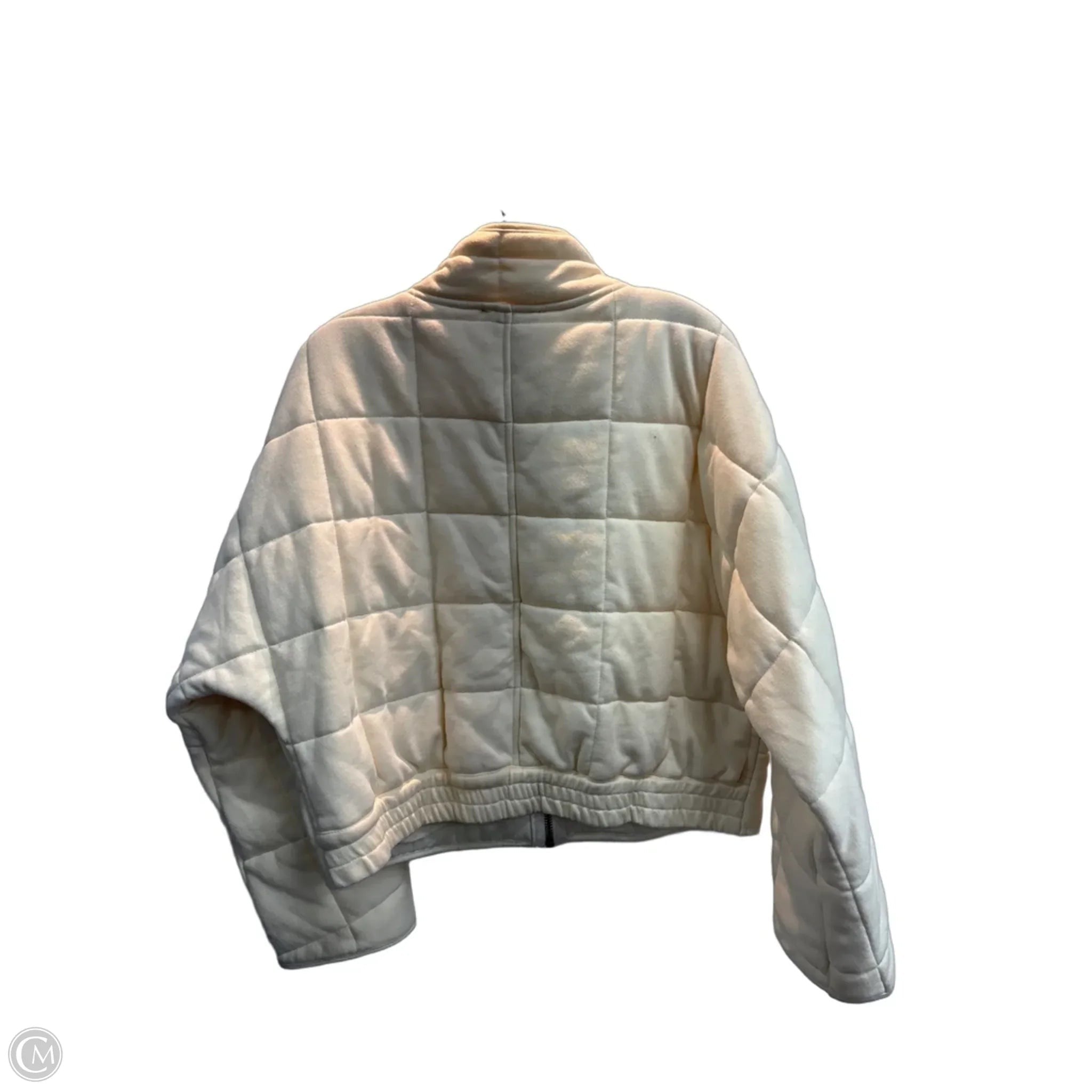 Jacket Puffer & Quilted By Blue Blush In Cream, Size: M