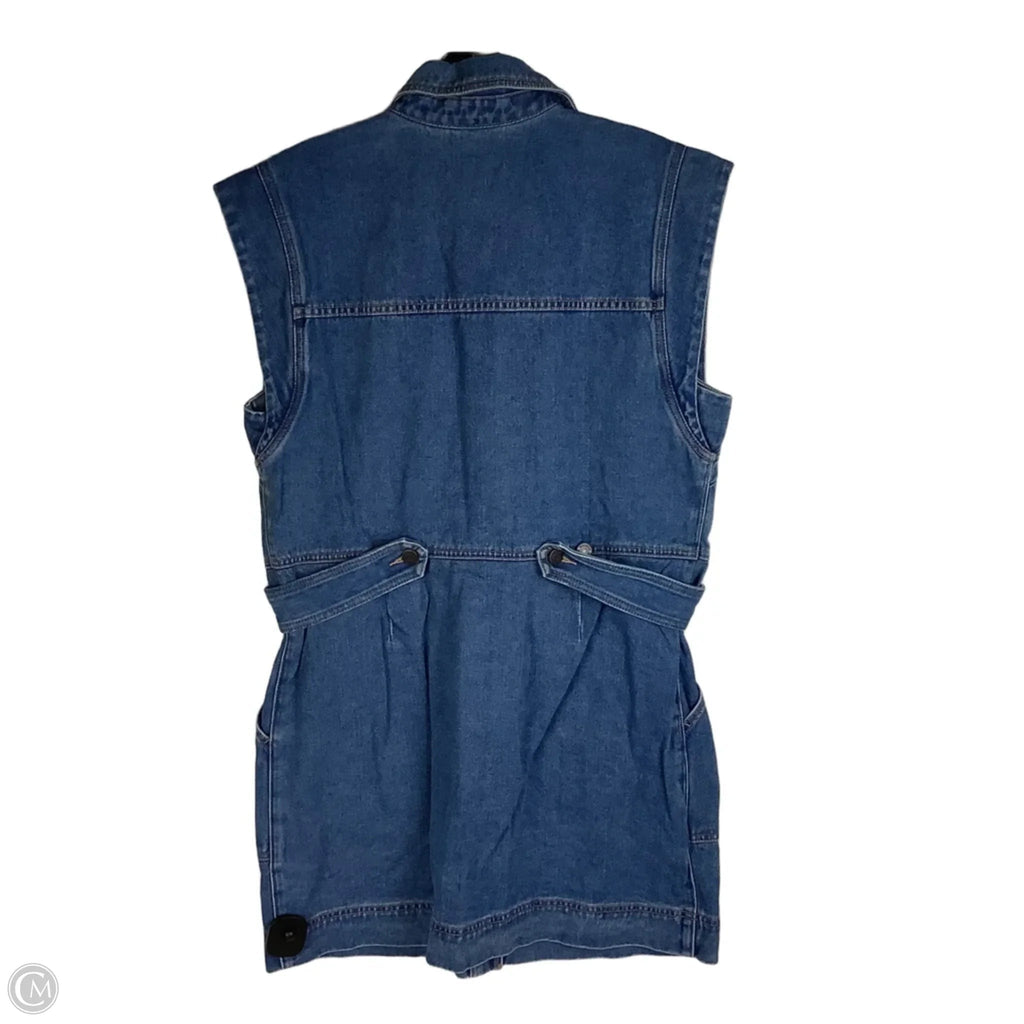 Dress Casual Short By Veronica Beard In Blue Denim, Size: 14