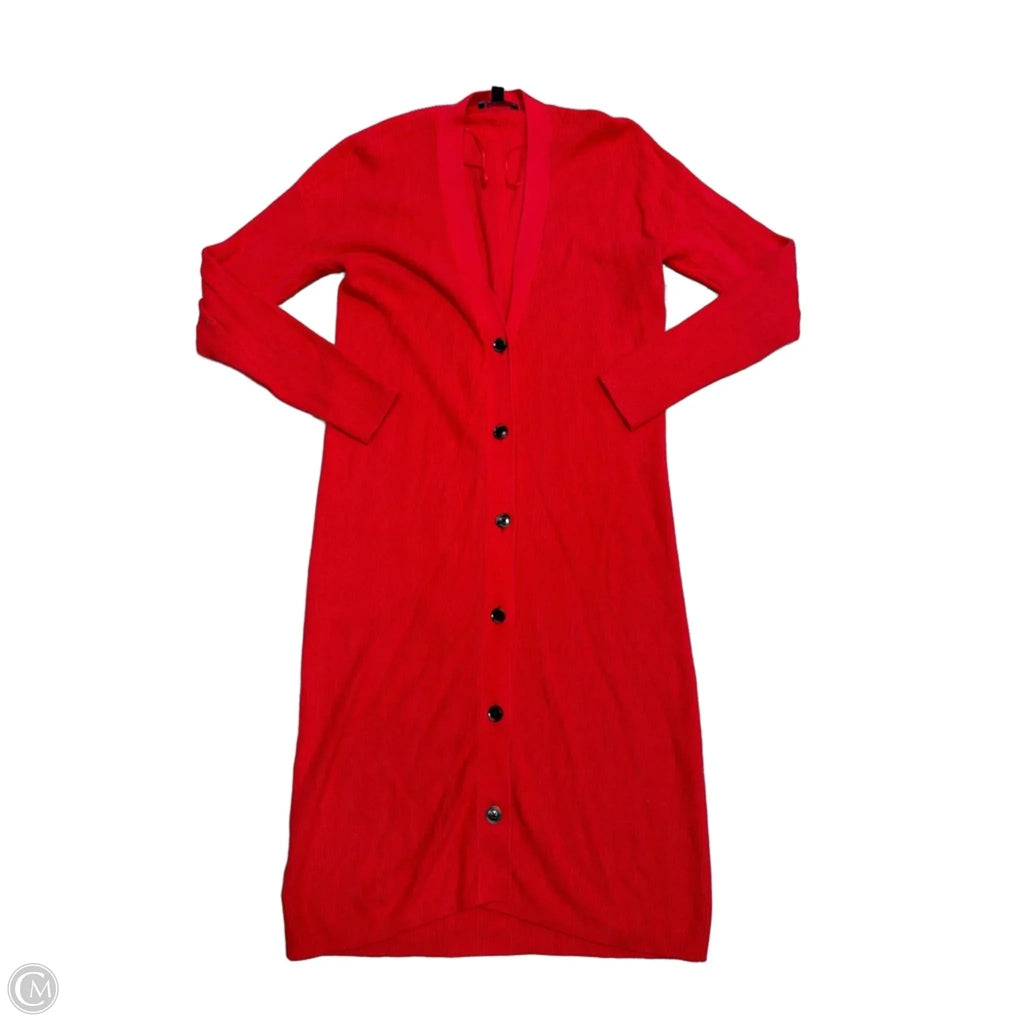 Dress Sweater By Ann Taylor In Red, Size: Xxs