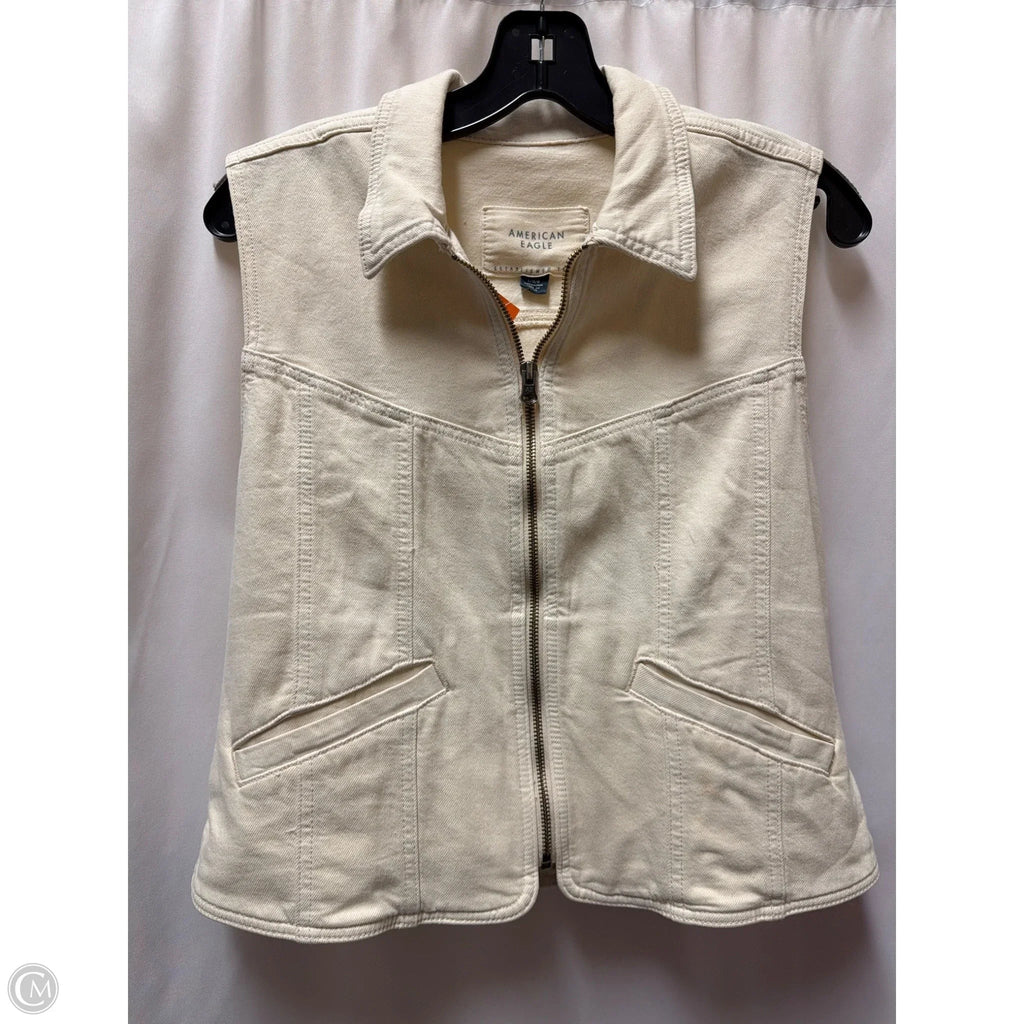 Top Sleeveless By American Eagle In Beige, Size: L