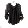 Top Long Sleeve By Cece In Black, Size: M