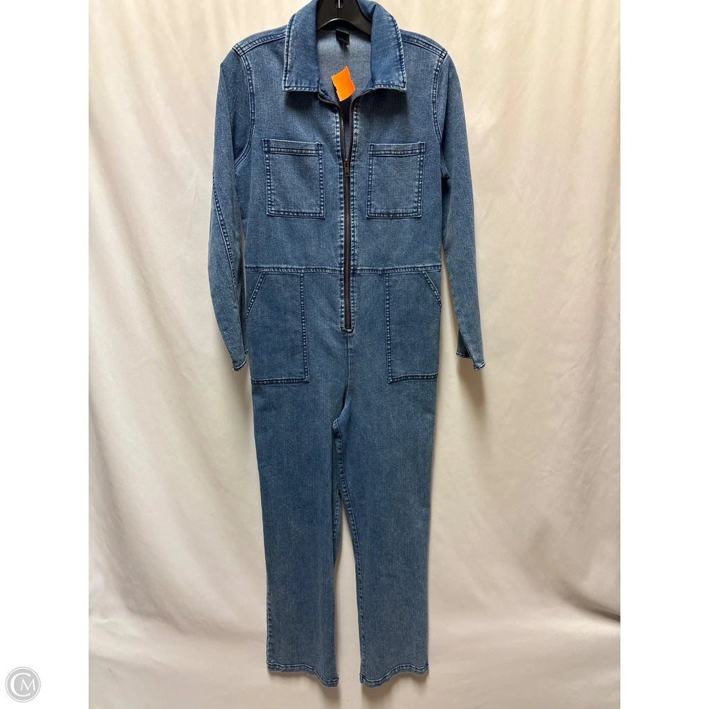 Jumpsuit By Wild Fable In Blue Denim, Size: S
