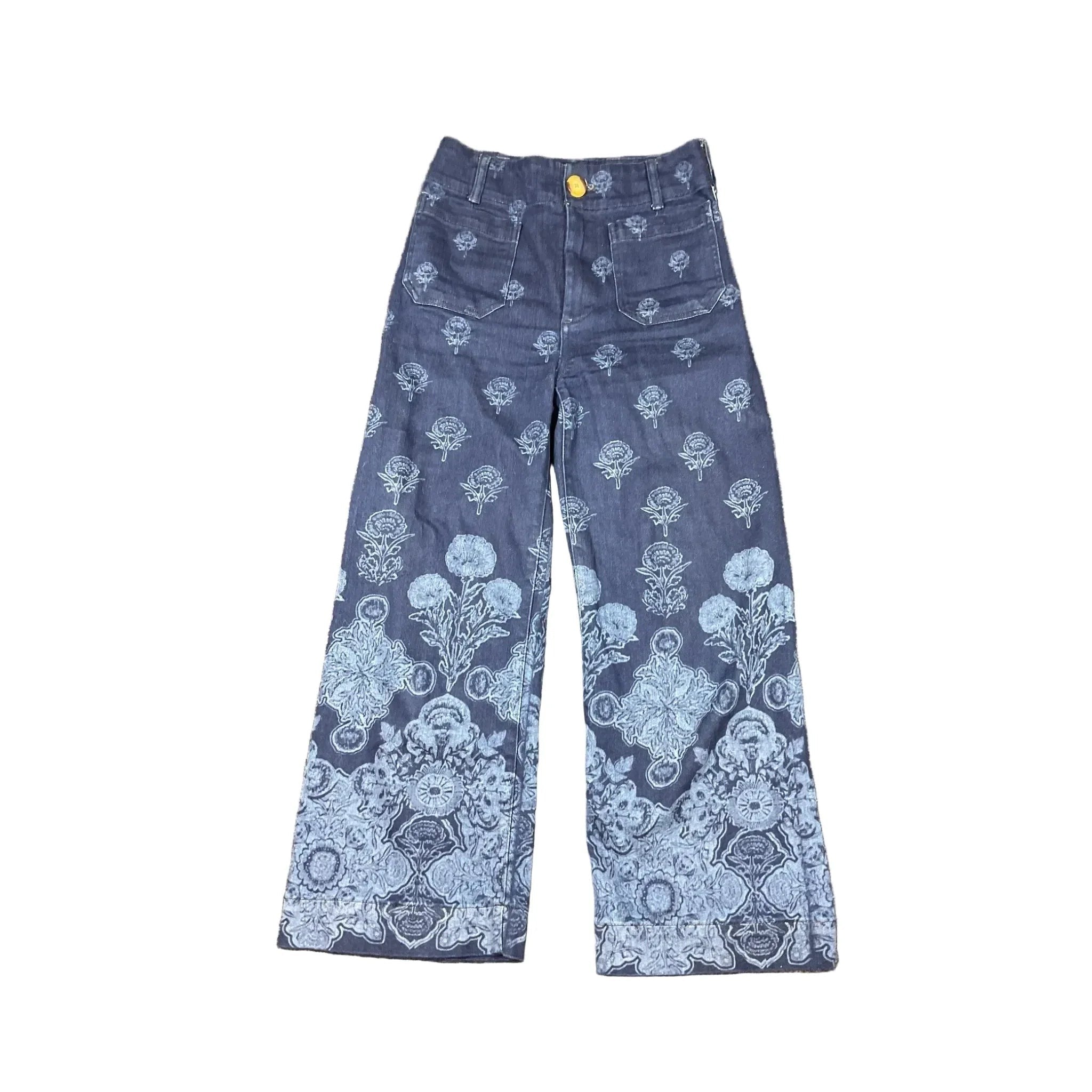 Jeans Wide Leg By Maeve In Blue Denim, Size: 2