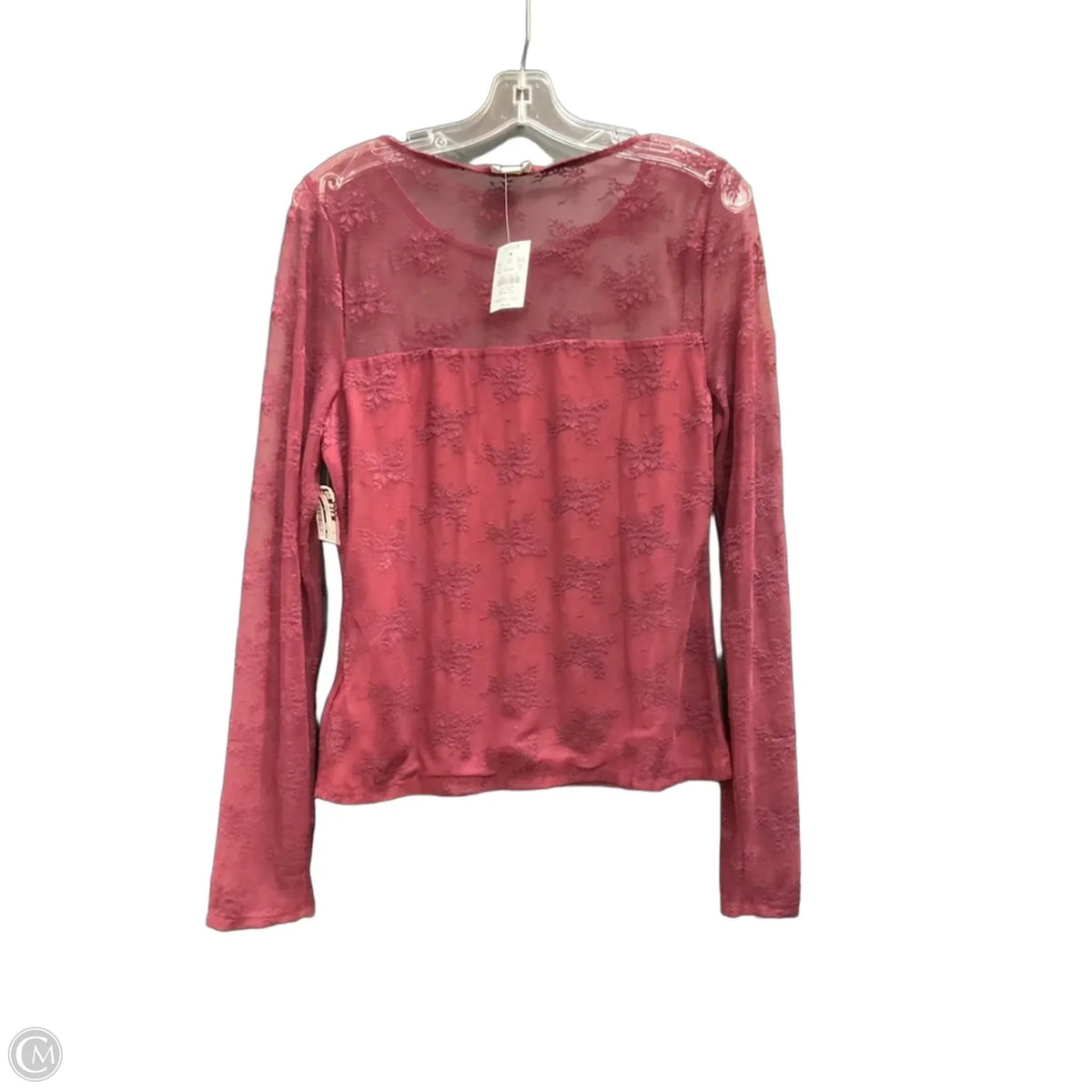 Top Long Sleeve By J. Crew In Maroon, Size: M