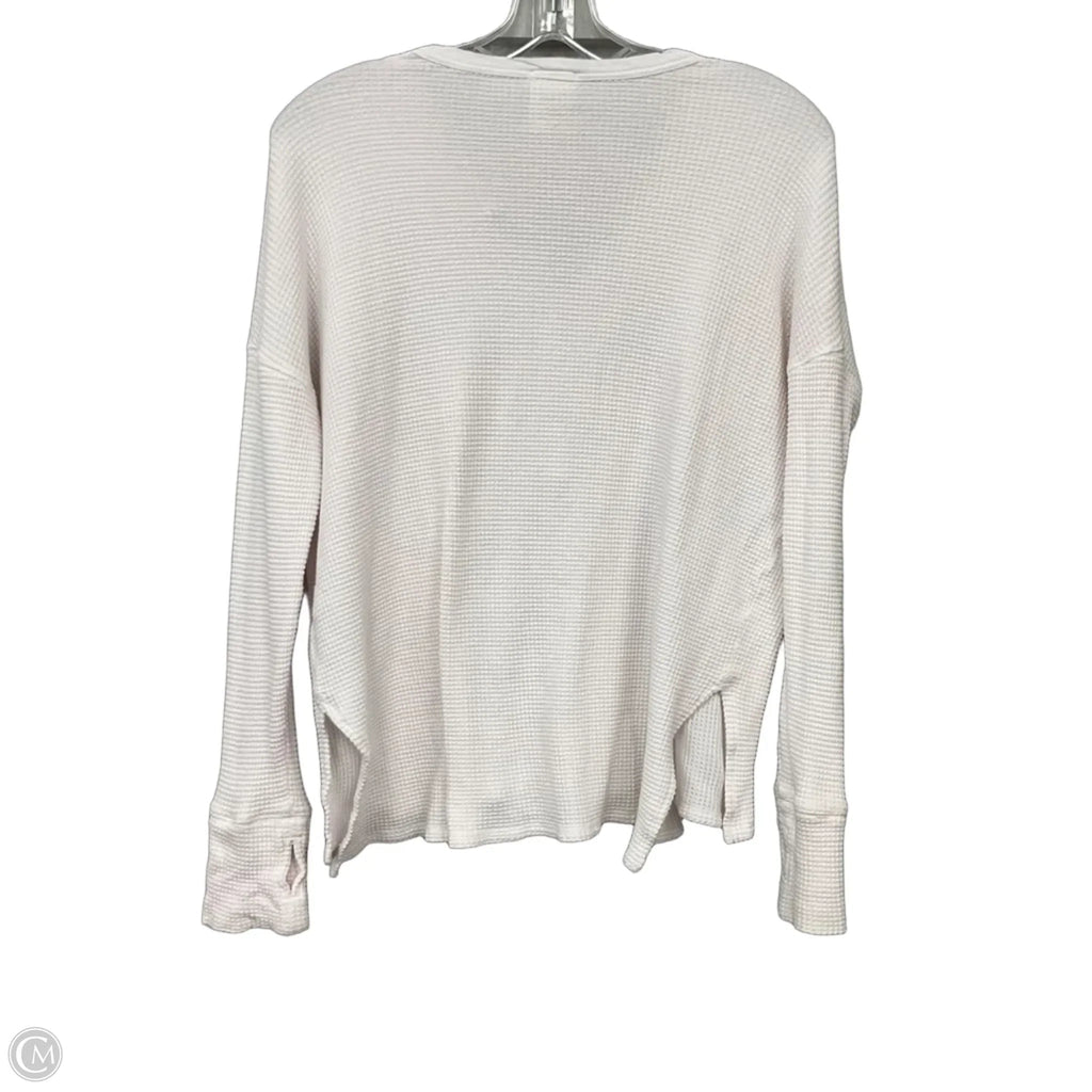 Top Long Sleeve By Offline By Aerie In White, Size: S