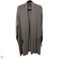 Sweater Cardigan By Clothes Mentor In Grey, Size: 2x