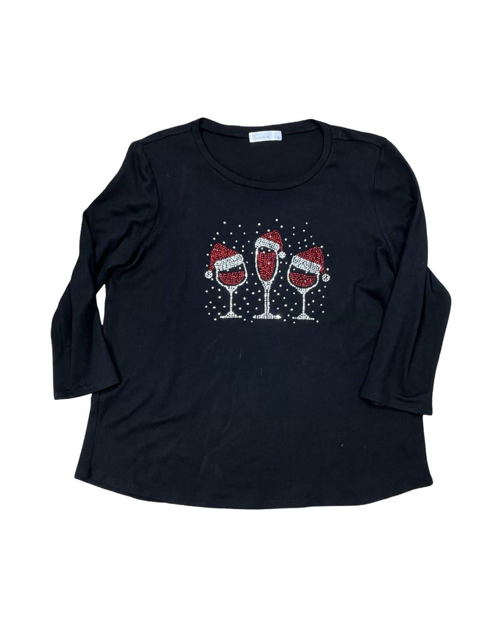 Top Ls By 89Th And Madison In Black, Size:L