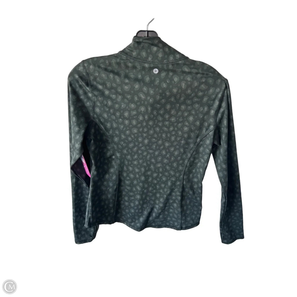 Athletic Jacket By 90 Degrees By Reflex In Green, Size: M