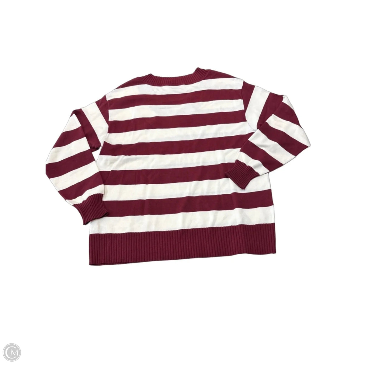 Sweater By Lane Bryant In Red & White, Size: Xl