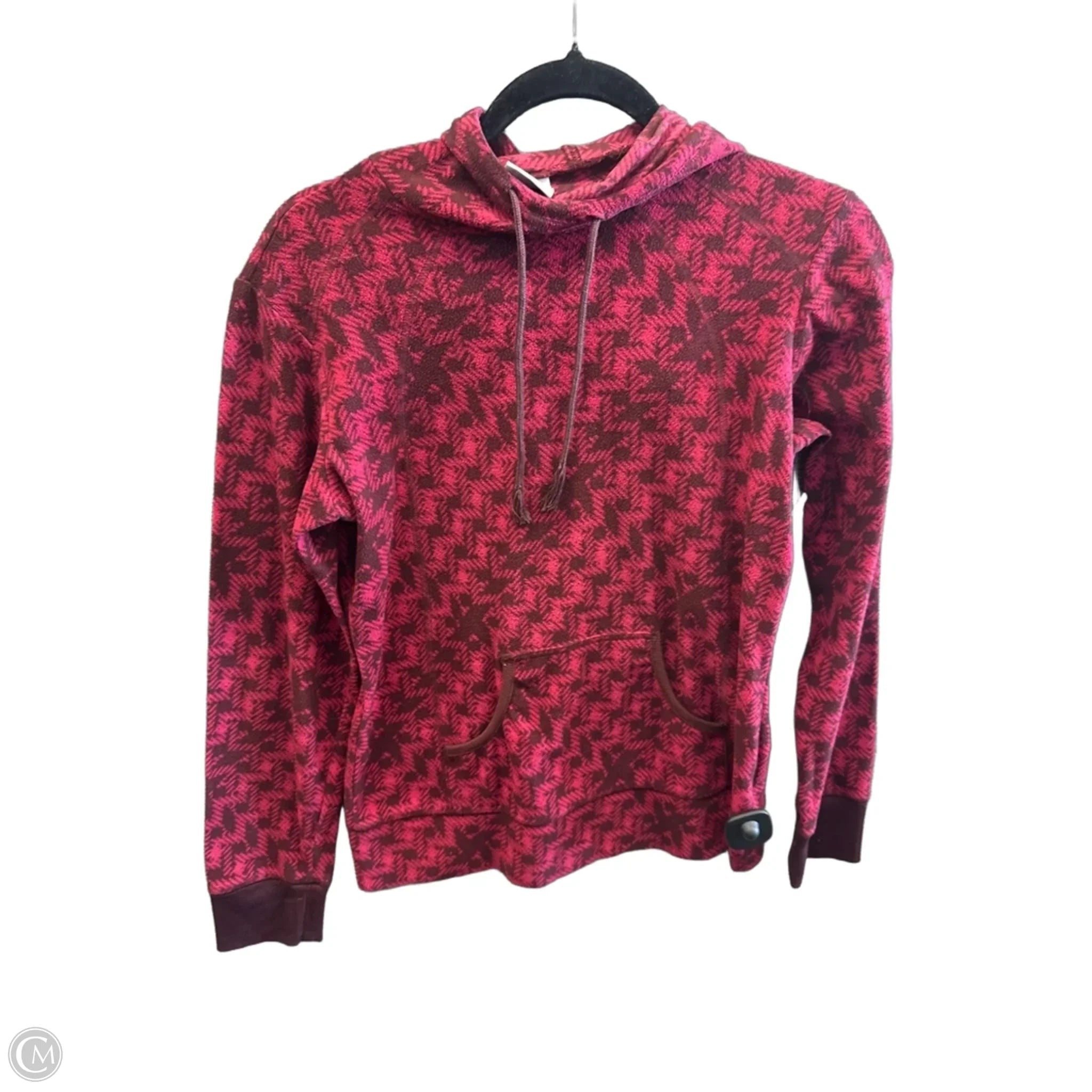 Athletic Top Long Sleeve Hoodie By Columbia In Pink, Size: S