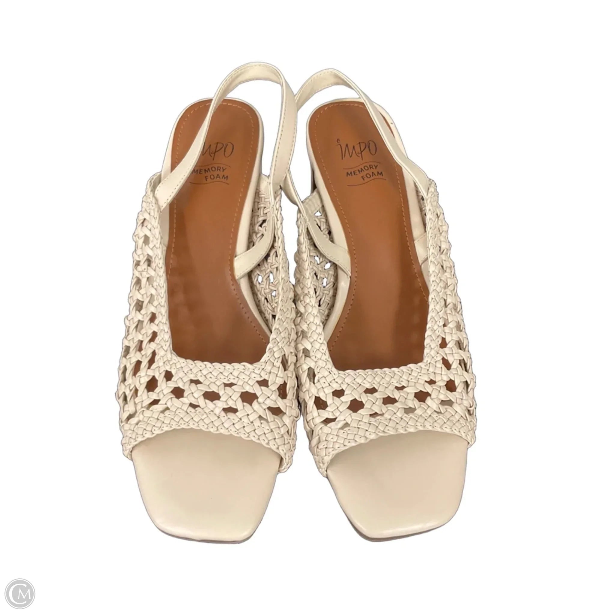 Shoes Heels Block By Impo In Beige, Size: 9.5