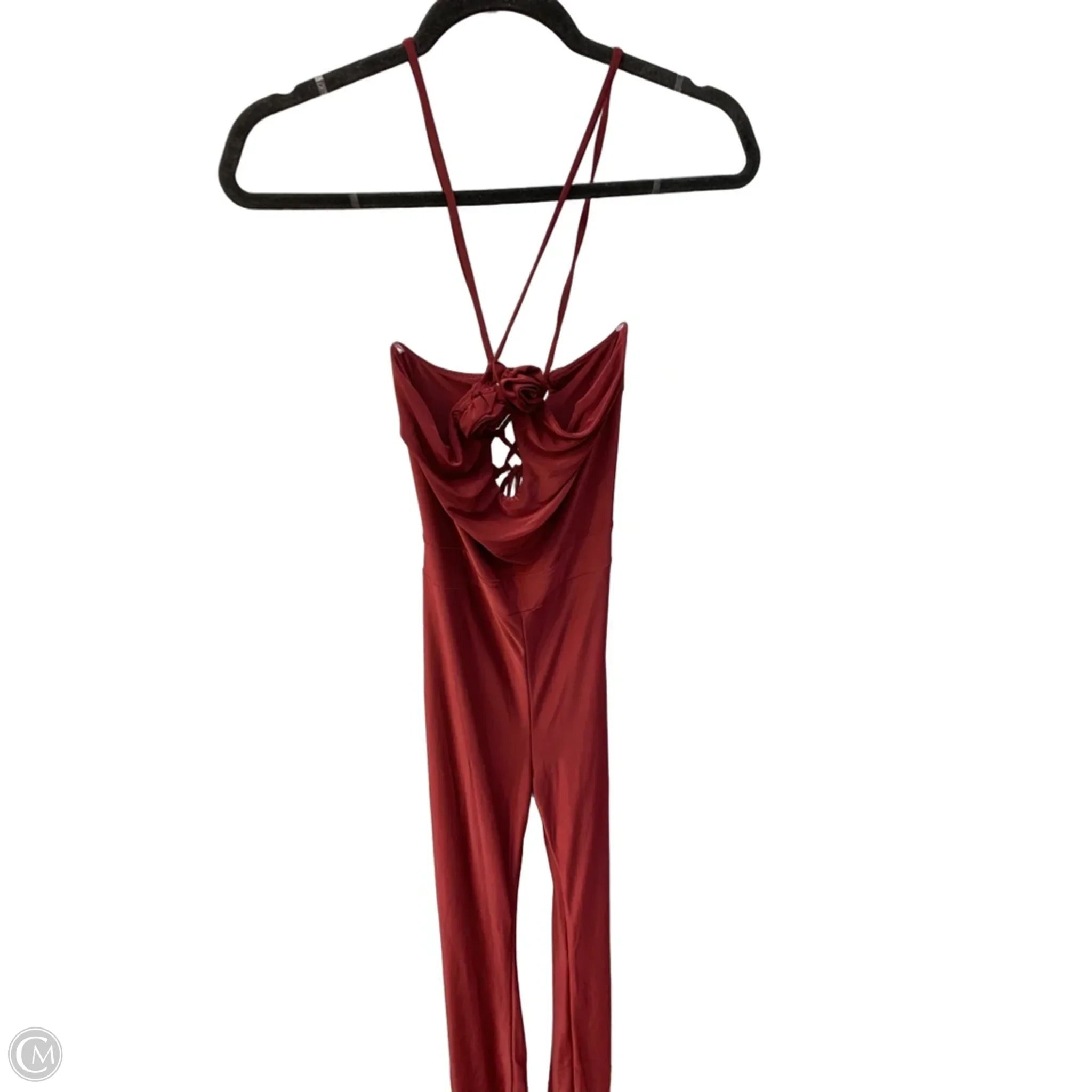 Jumpsuit By Windsor In Maroon, Size: M