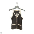 Top Sleeveless By Loft In Black, Size: L