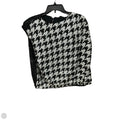 Top Sleeveless By Express In Black & White, Size: Xl