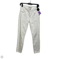 Jeans Skinny By Abercrombie And Fitch In White Denim, Size: 2