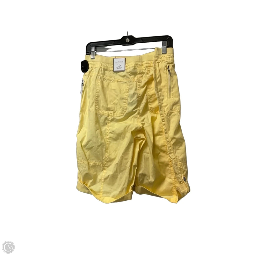 Shorts By Chicos In Yellow, Size: 10