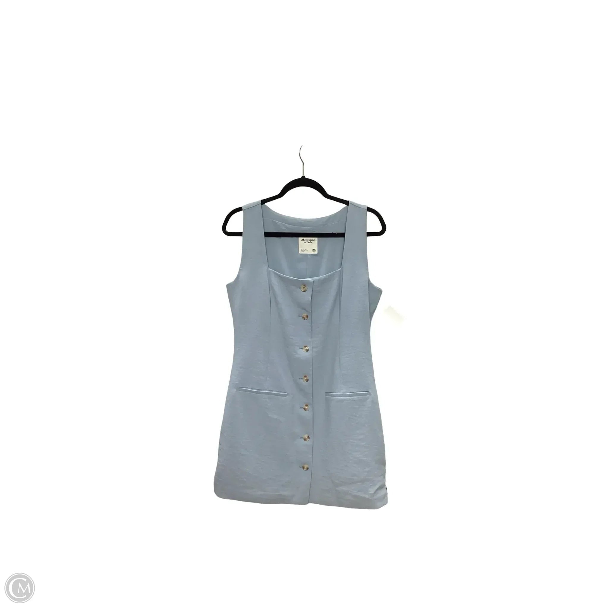 Dress Casual Short By Abercrombie And Fitch In Blue, Size: Mp