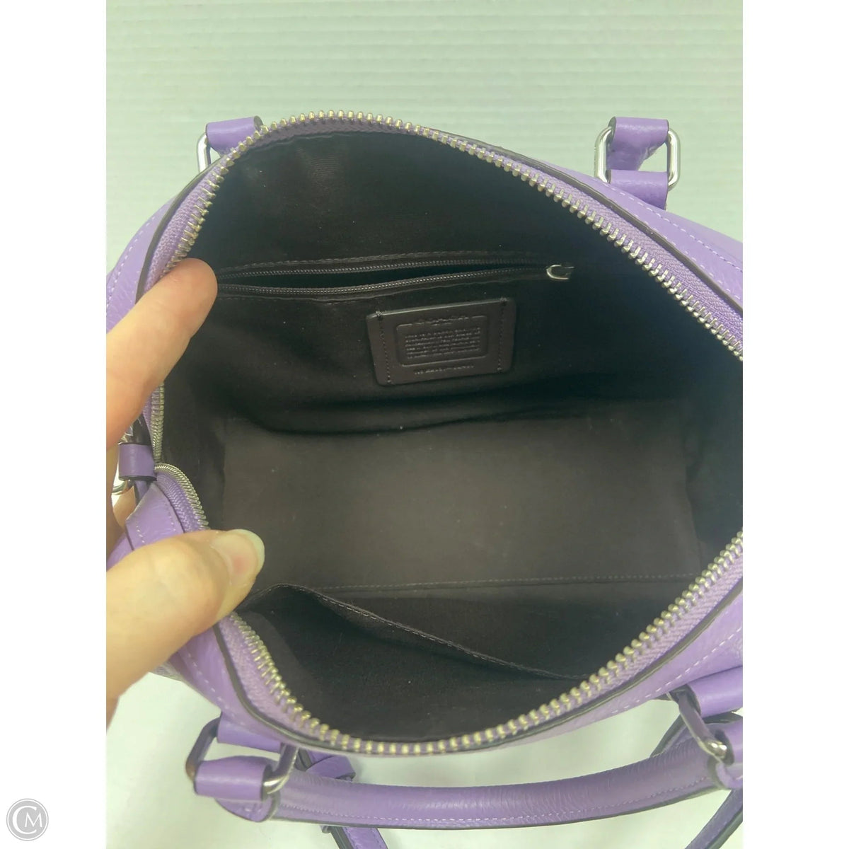 Crossbody Designer By Coach, Size: Medium