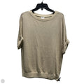 Sweater Short Sleeve By Chicos In Tan, Size: M