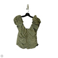 Blouse Short Sleeve By Abercrombie And Fitch In Green, Size: Xl