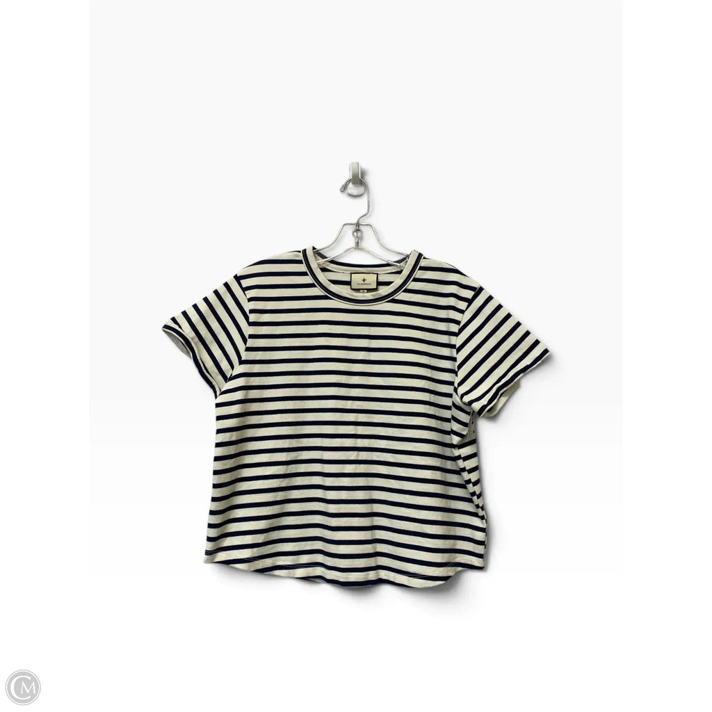 Top Short Sleeve By Tuckernuck In Striped Pattern, Size: M