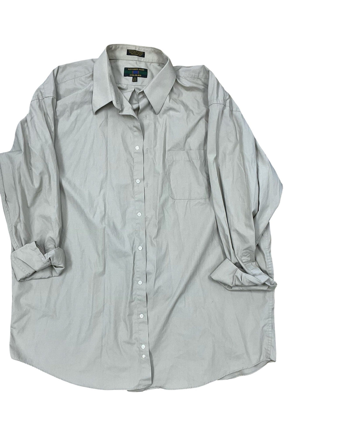 Blouse Ls By Clothes Mentor In Tan, Size:2X