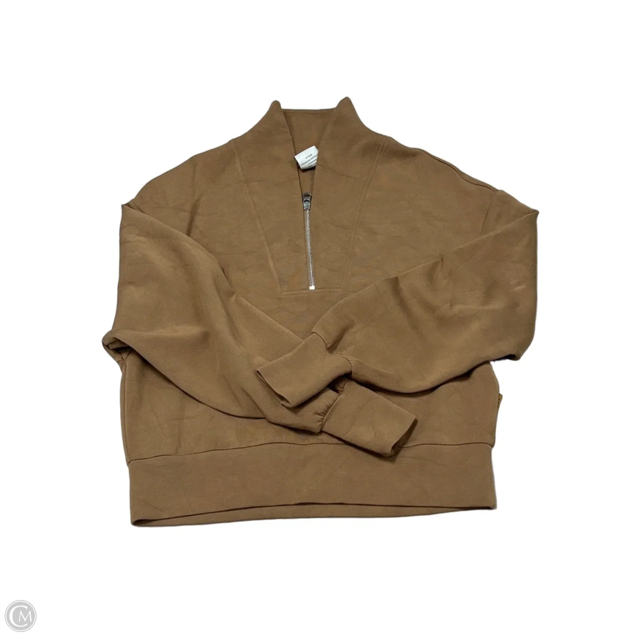Sweatshirt Crewneck By Varley In Brown, Size: Xs