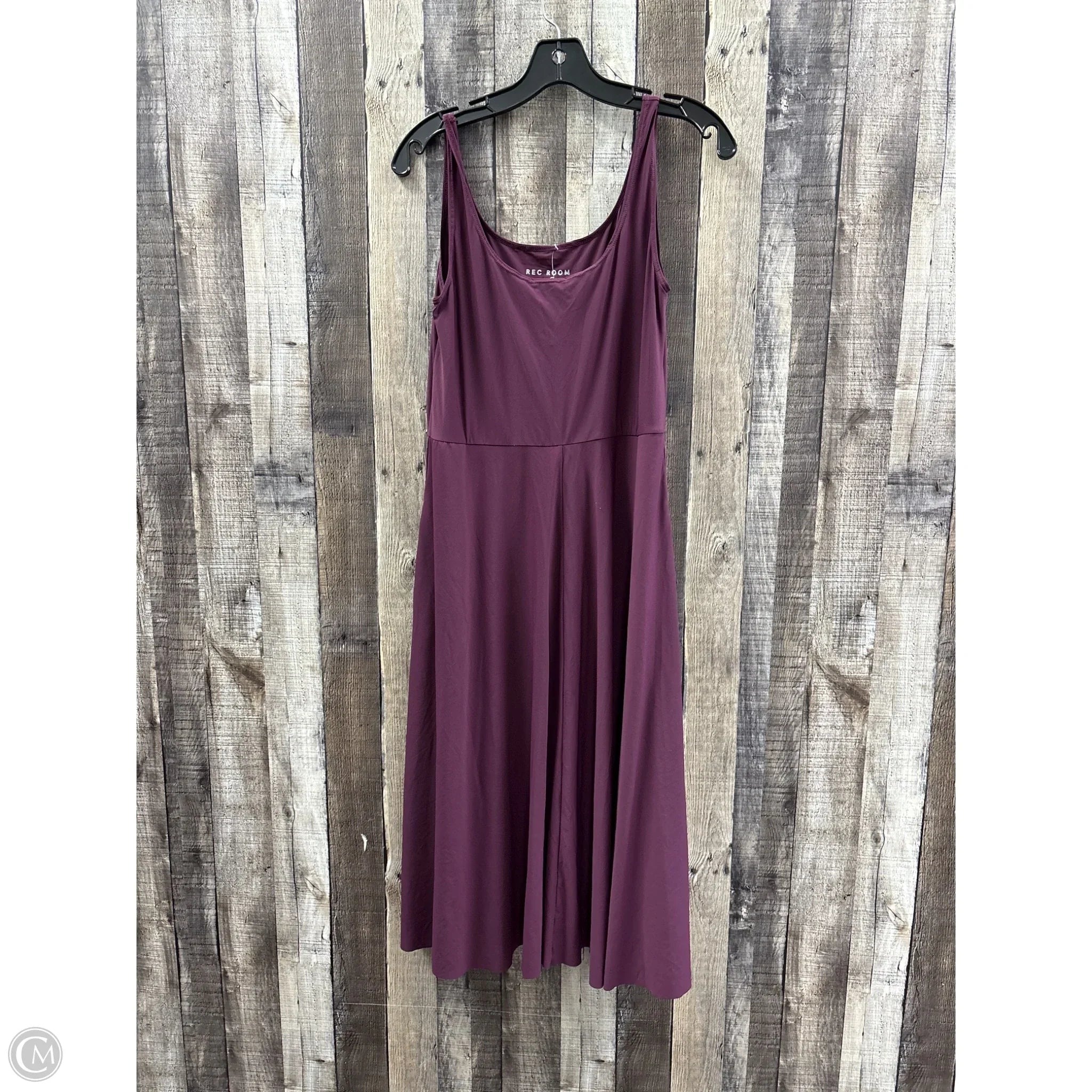 Athletic Dress By Cme In Maroon, Size: L