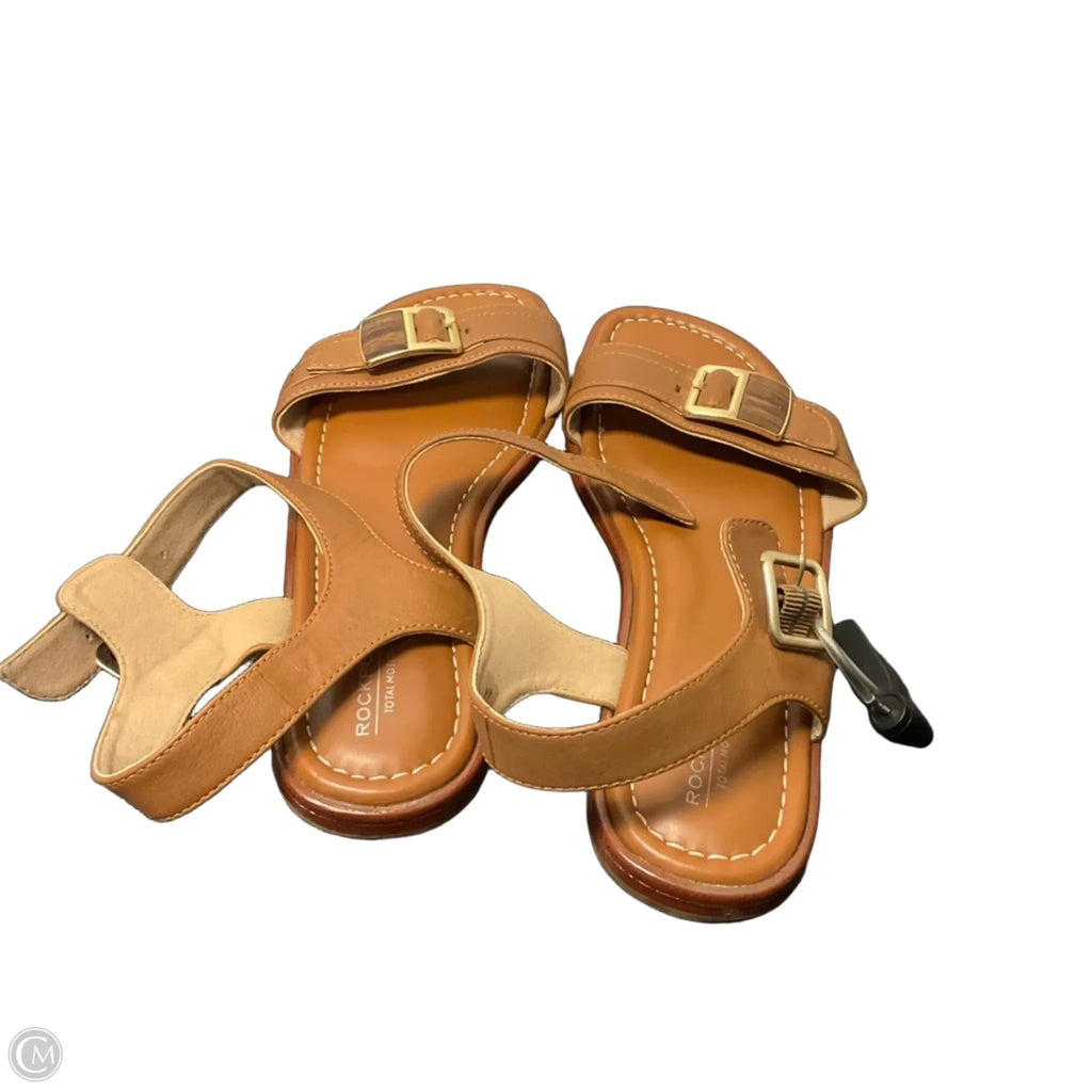 Sandals Flats By Rockport In Brown, Size: 9