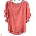 Top Short Sleeve By Umgee In Peach, Size: S