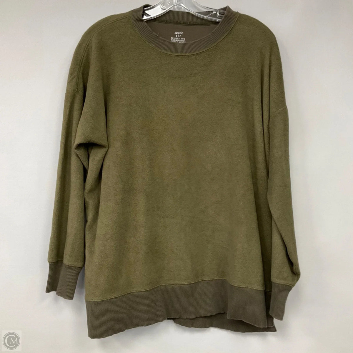 Sweatshirt Crewneck By Aerie In Green, Size: S