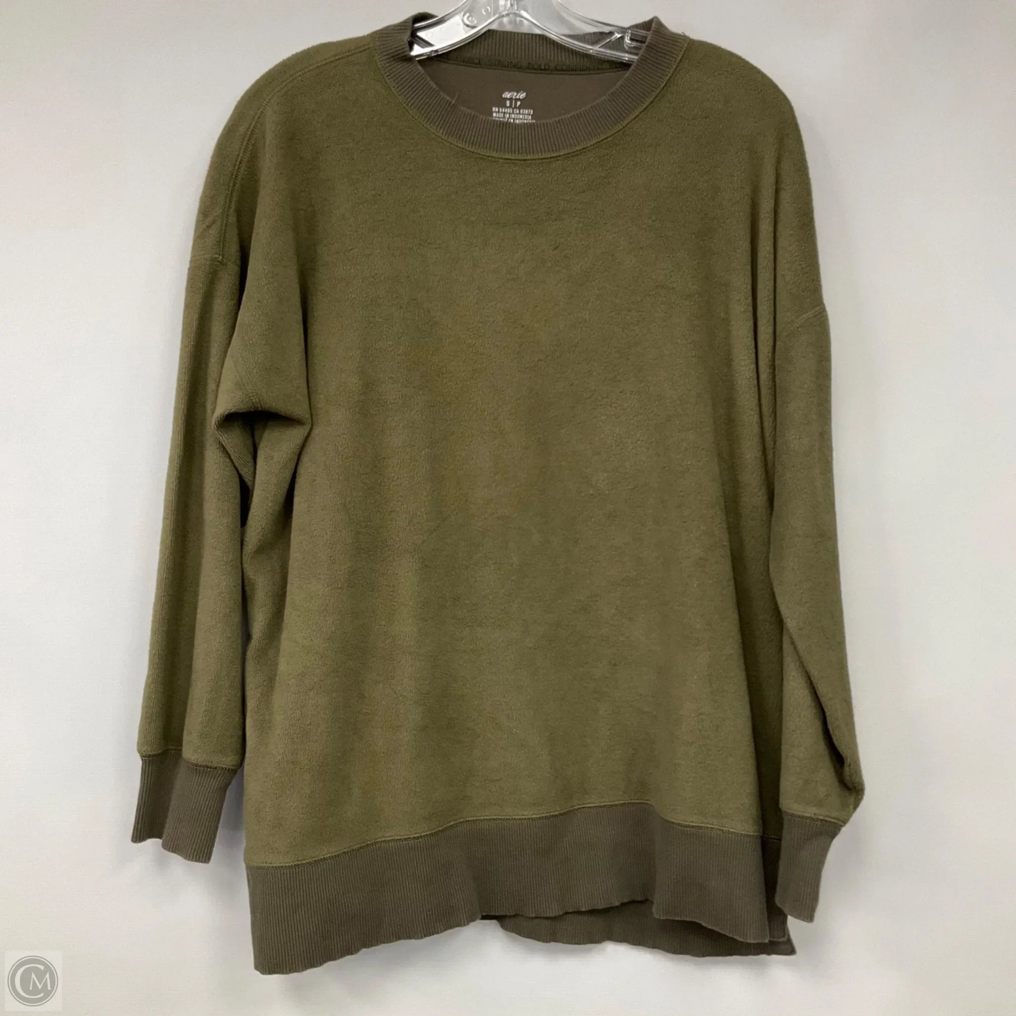 Sweatshirt Crewneck By Aerie In Green, Size: S