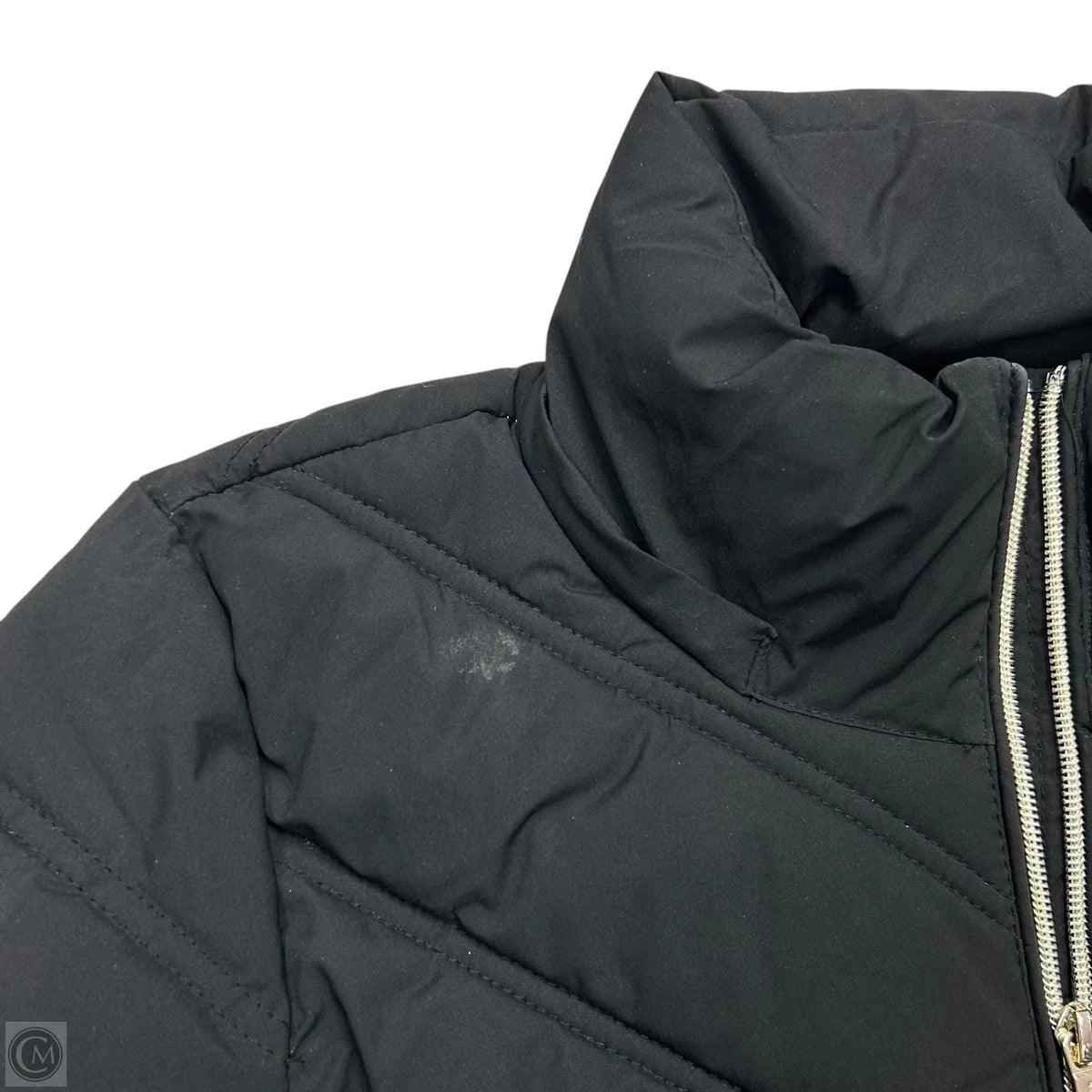 Jacket Puffer & Quilted By Michael By Michael Kors In Black, Size: M