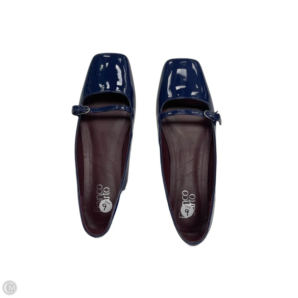 Shoes Flats By Franco Sarto In Navy, Size: 9