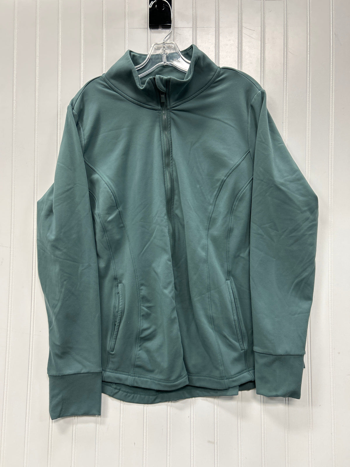 Athletic Sweatshirt Hoodie By 32 Degrees In Green, Size:2X