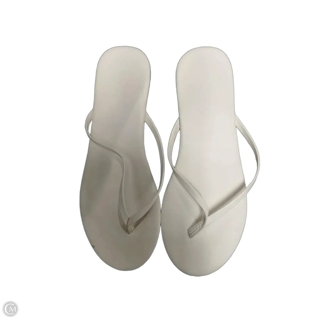 Sandals Flats By Loft In White, Size: 8
