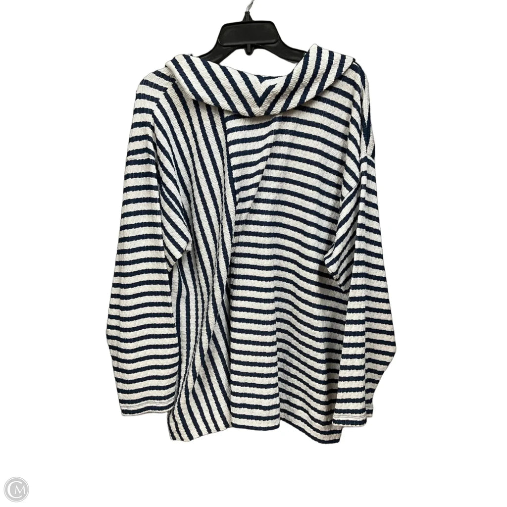 Top Long Sleeve By Skyes The Limit In Striped Pattern, Size: 3x