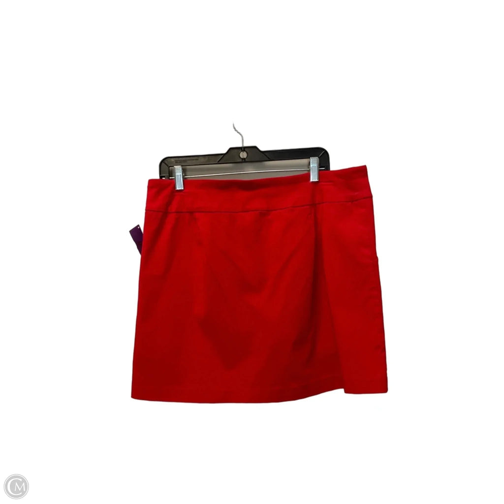 Skort By Zac And Rachel In Red, Size: 14