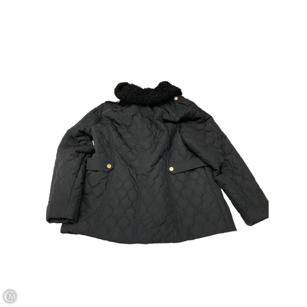 Jacket Puffer & Quilted By Guess In Black, Size: 1x