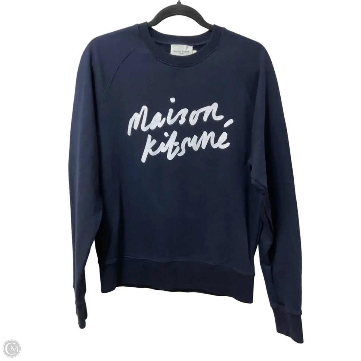 Sweatshirt Crewneck By Clothes Mentor In Navy, Size: L