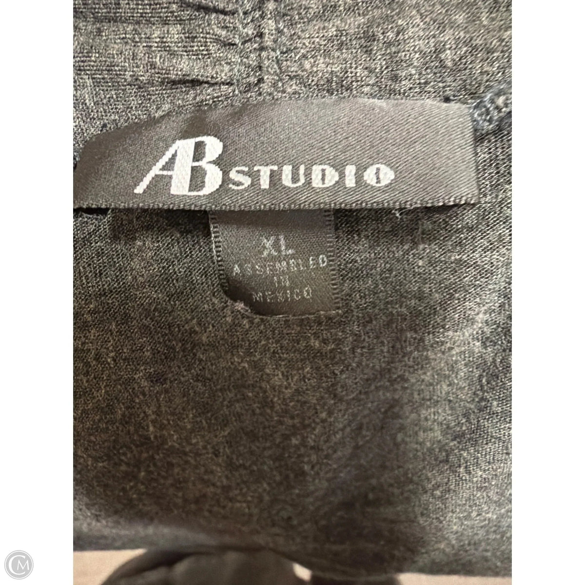 Cardigan By Ab Studio In Grey, Size: Xl