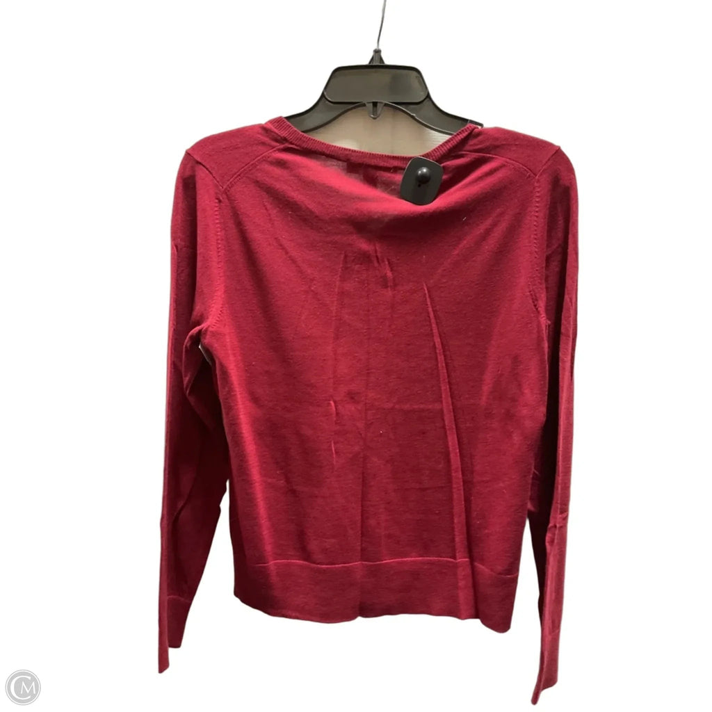 Cardigan By Ann Taylor In Red, Size: M