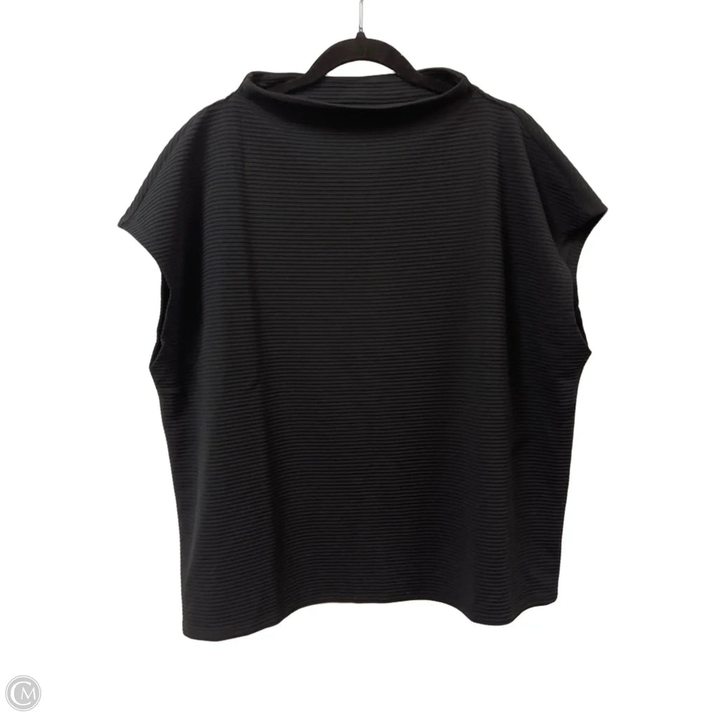 Top Short Sleeve By Investments In Black, Size: Xl