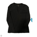 Top Long Sleeve Basic By Banana Republic In Black, Size: S